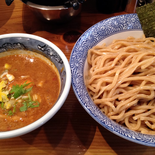 道玄坂マンモス 濃厚つけ麺（胚芽麺）