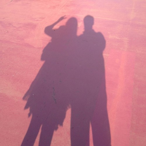 影のカップル