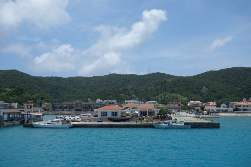座間味島 クジラモチーフが多かった