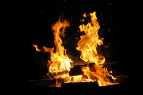 たき火