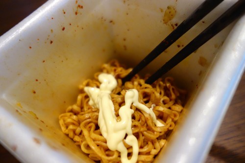 マヨネーズでまろやかに…