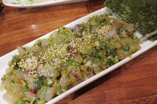 味噌でなめろう的な