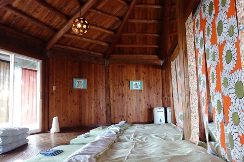 寝室となった部屋（昼）