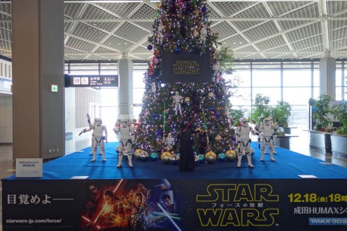 スターウォーズのクリスマスツリー