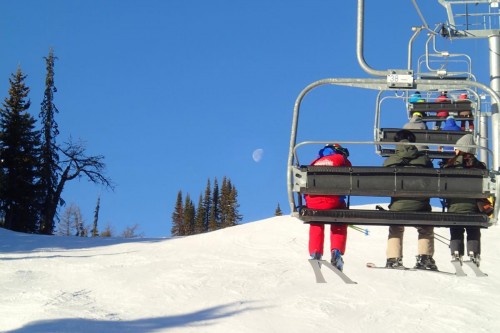 月と太陽を見ながら…