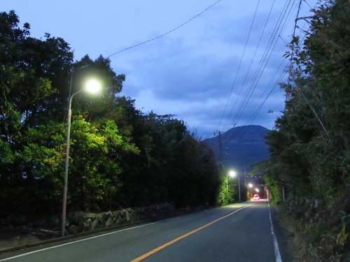 車通りは少ない