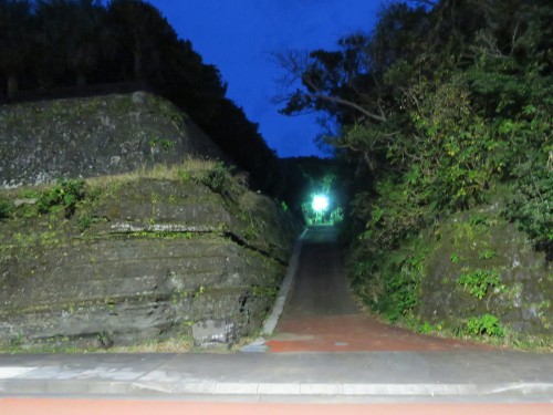 ちょっと怖い道