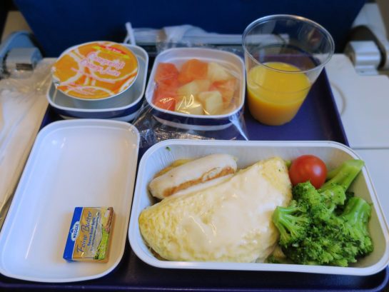 中国東方航空 機内食 モーニング