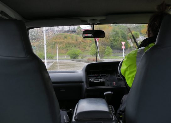 フェリーまでも車で