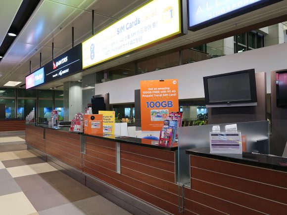 SIMのカウンター