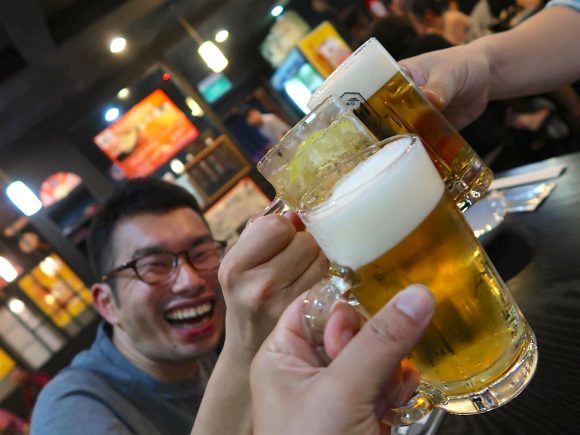 最後の乾杯！