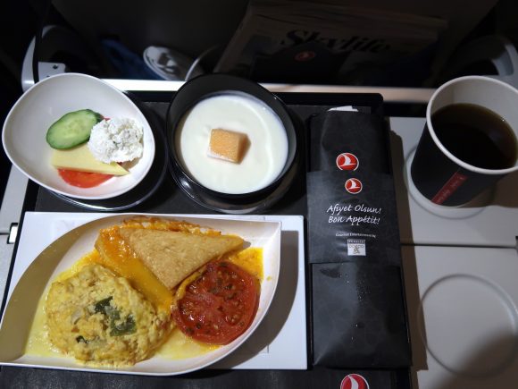 トルコ航空 機内食 モーニング