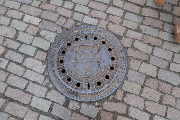 プラハ城のマンホール