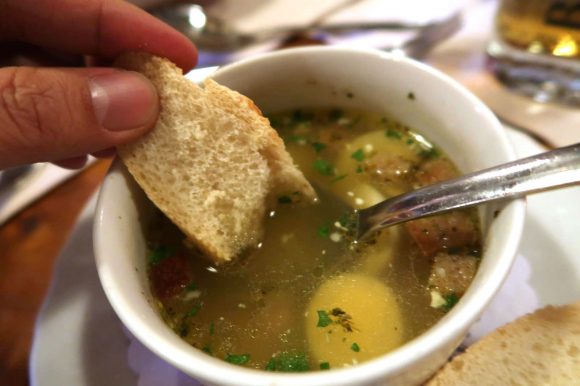 ガーリックスープ