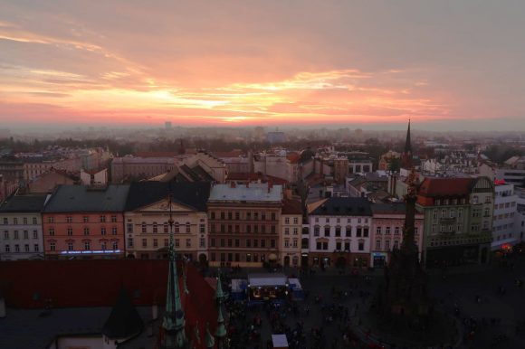 オロモウツの夕焼け