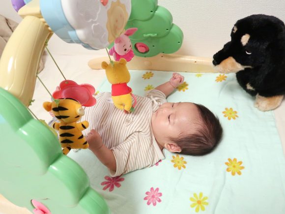 ベッドの上でも遊べます