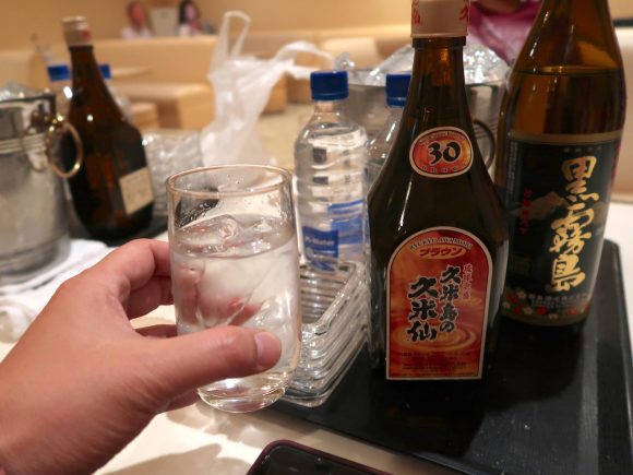 泡盛と焼酎は飲み放題