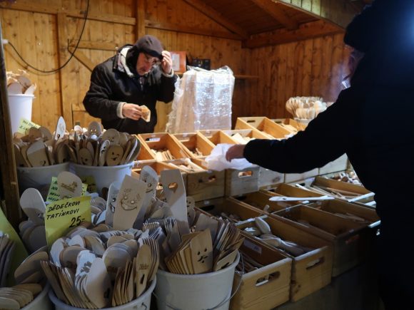 木のヘラのお店