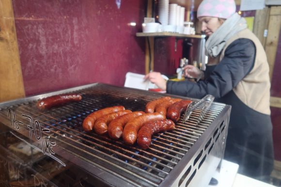 暖かいソーセージ