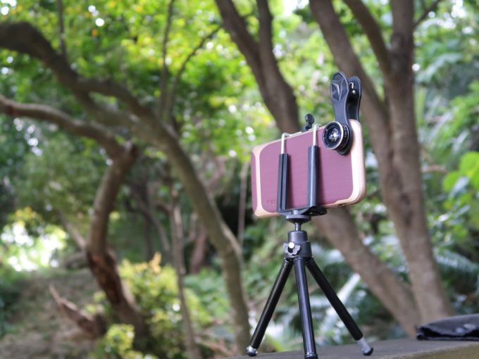 iPhoneXにセルカレンズをつけてみた