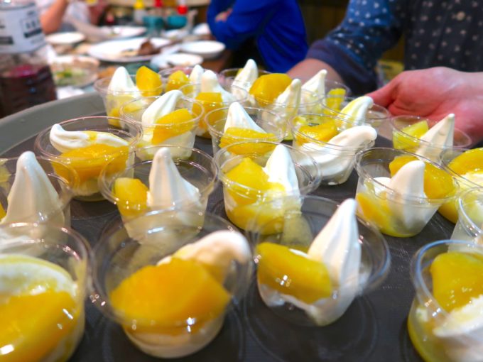 石垣島パインとマンゴーのシャーベット