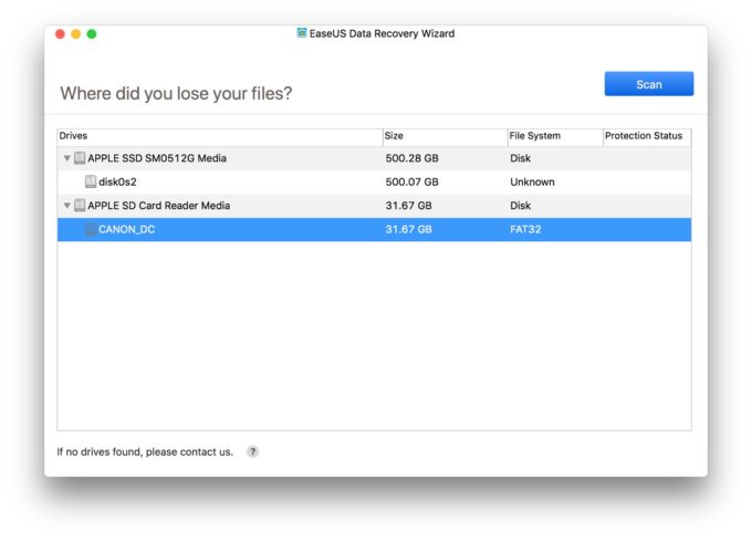 どのドライブから探す？