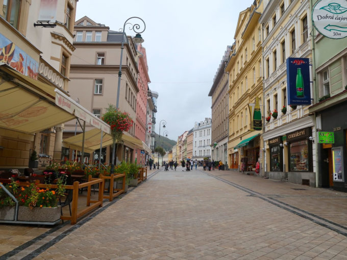 カルロヴィ・ヴァリ（Karlovy Vary）の街並み