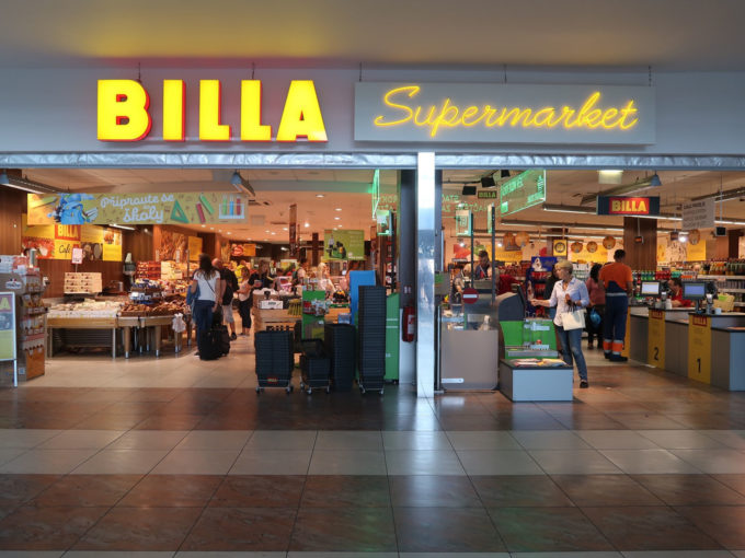 BILLA プラハ国際空港店