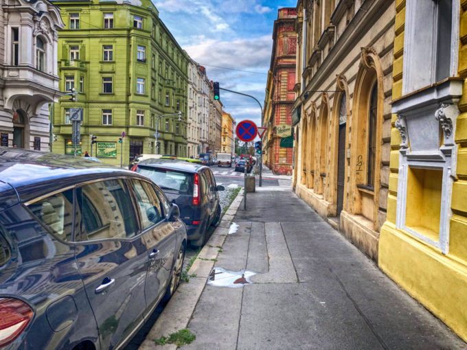 プラハの町並み