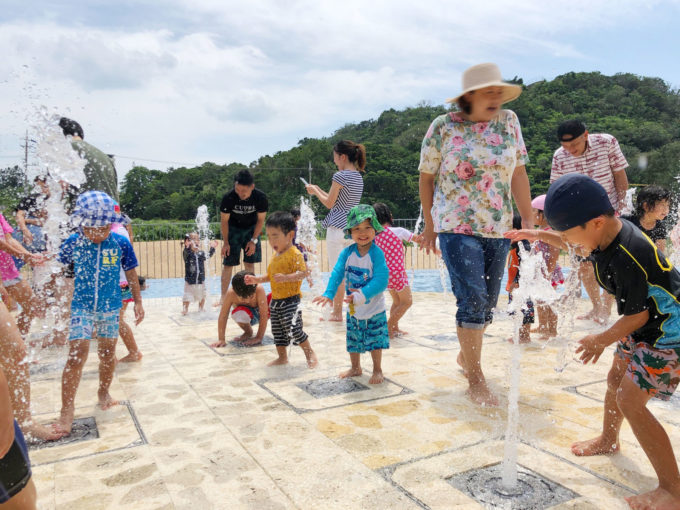 噴水もあります。