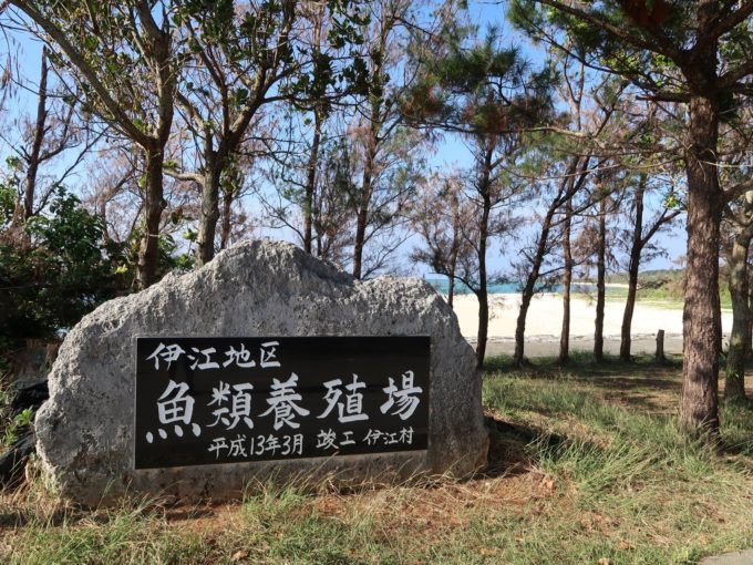 伊江島の養殖場