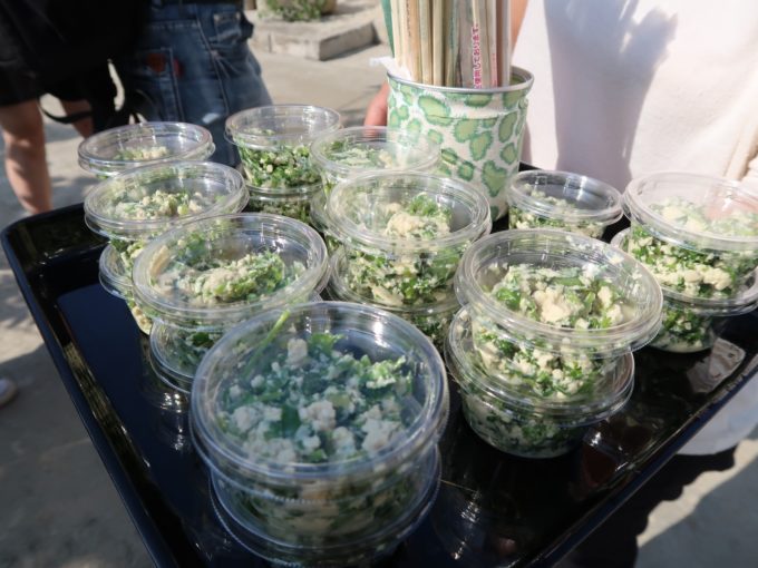 パクチーの白和え