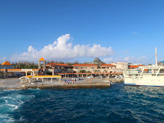 伊江島のシンボル・タッチューを眺めて最終日