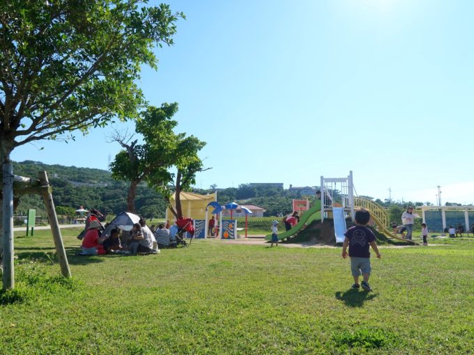 いろいろな遊具があります。