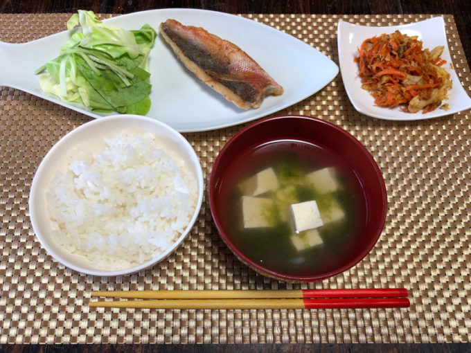 民泊で朝ごはん