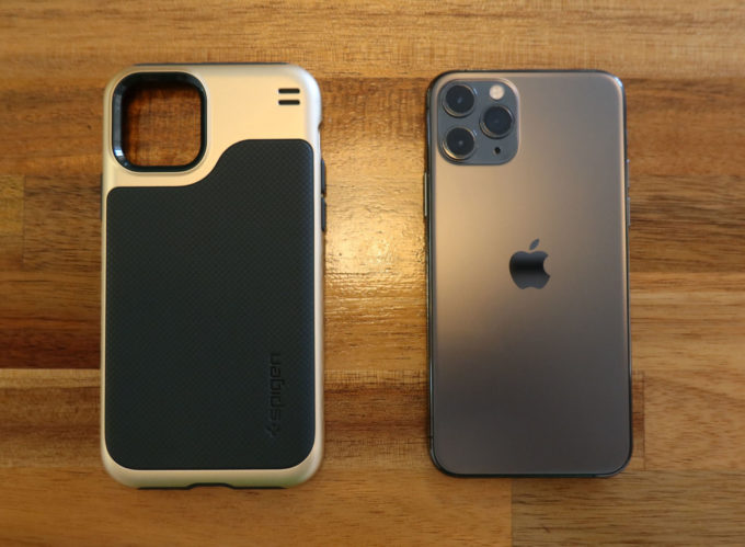 Spigen ハイブリッドNX と iPhone 11 Pro