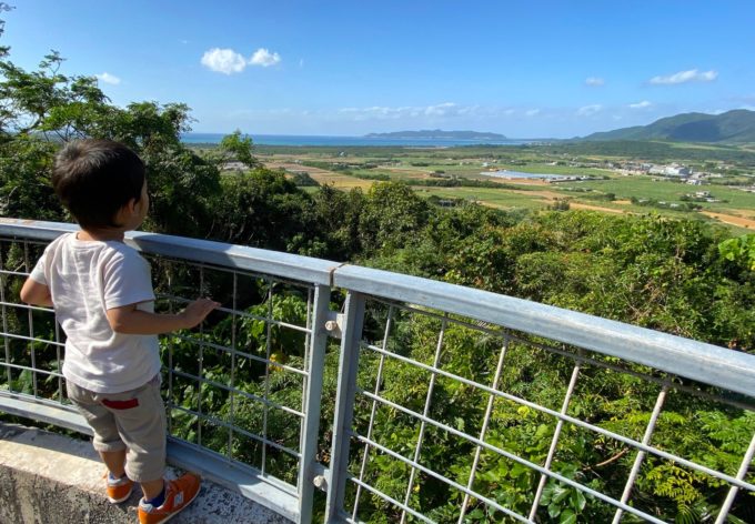 バンナ公園の展望台から