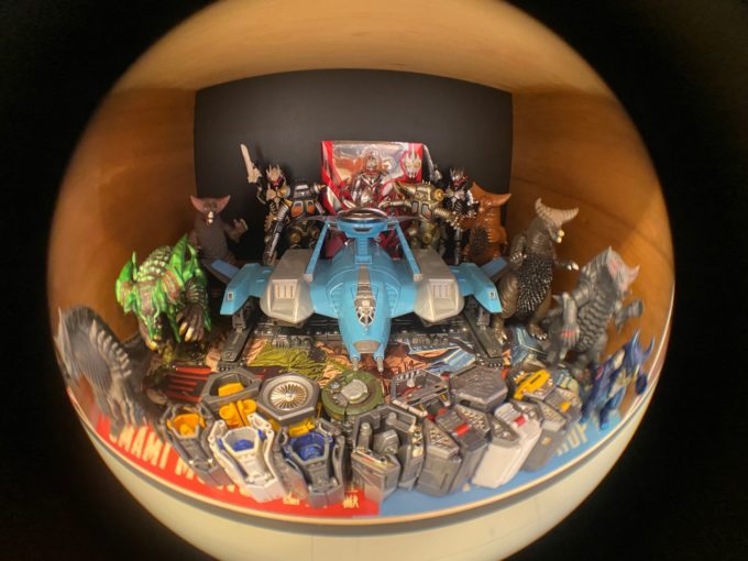 180°魚眼で撮影