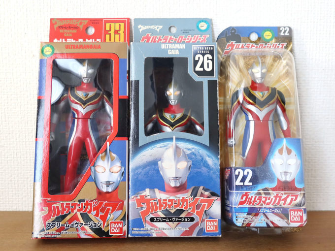 2013年までの3つのソフビ