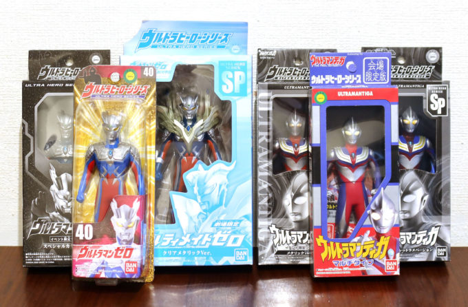 ウルトラマンゼロ＆ティガ 限定ソフビ