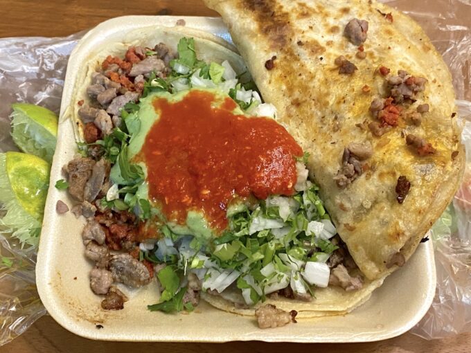 DiDi Foodでタコス