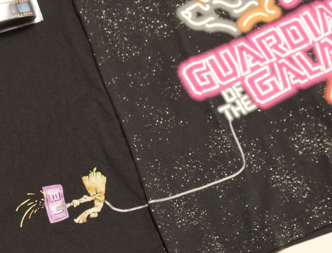 バックプリントがかわいい