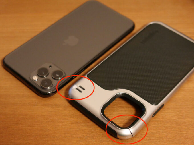 ケースは割れても無傷のiPhone