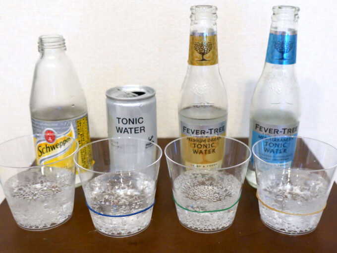 ブラインドで飲み比べ