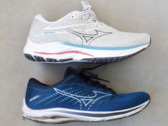 ミズノ ウエーブライダー 27 SW &ミズノ ウエーブライダー 25 SW