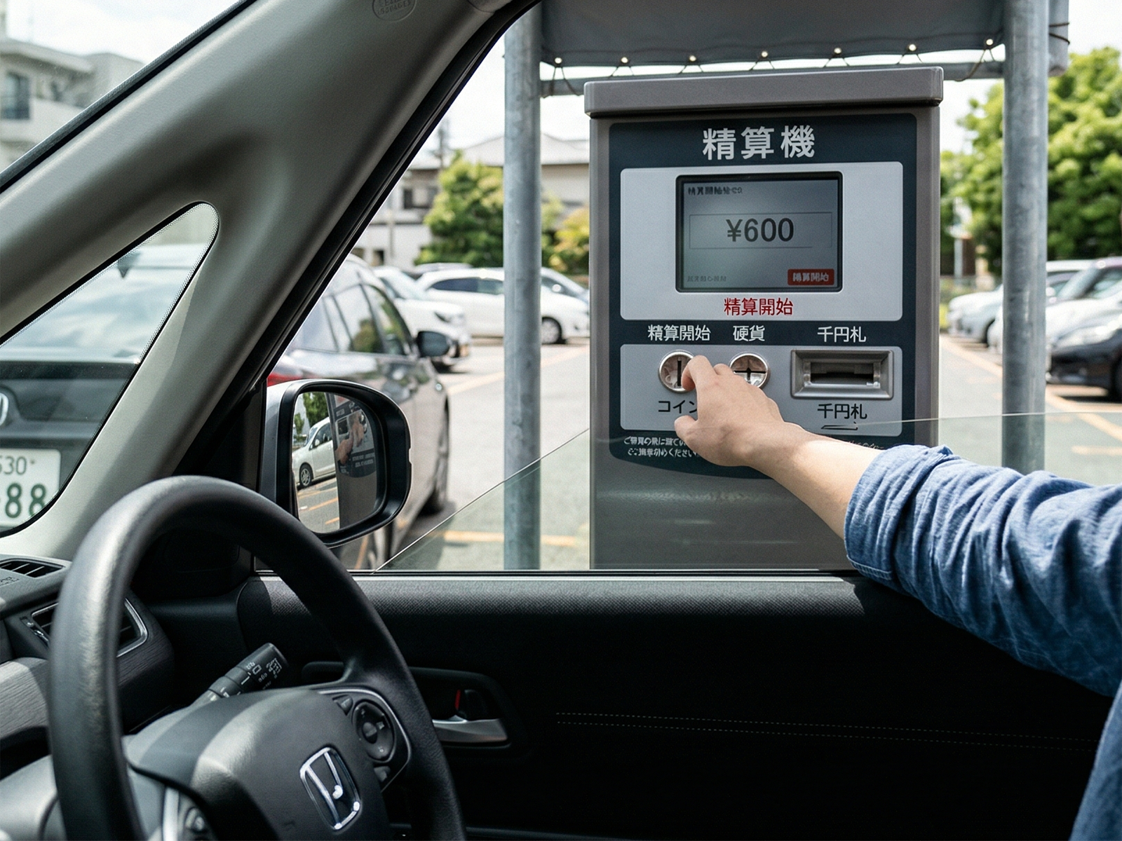 まさかコインパーキングで悶絶！