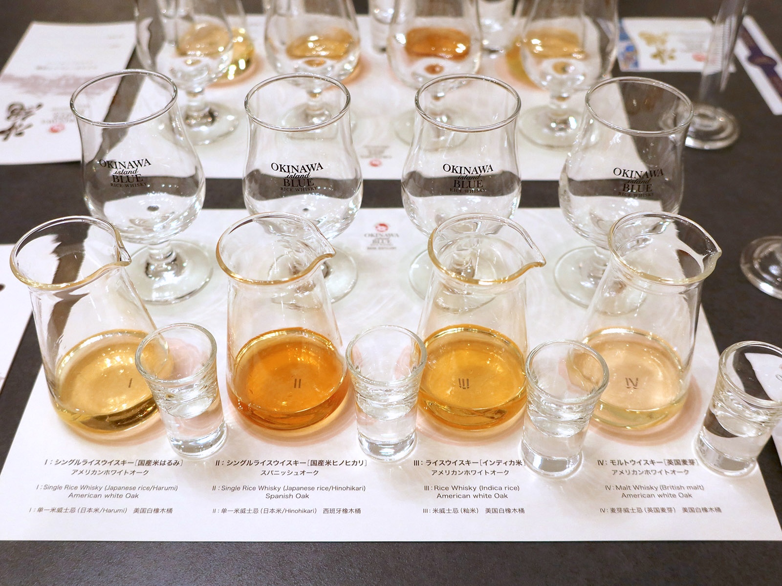 ４つの原酒