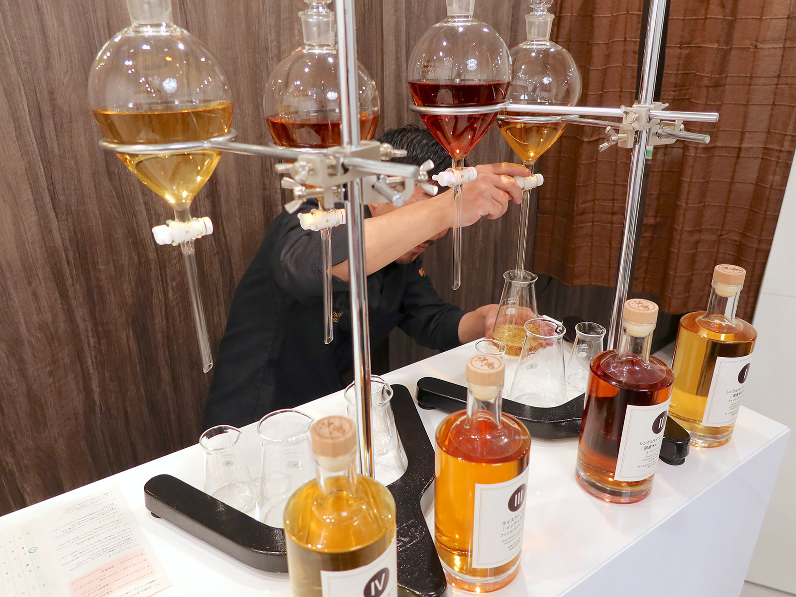 レシピに合わせて原酒をいただく